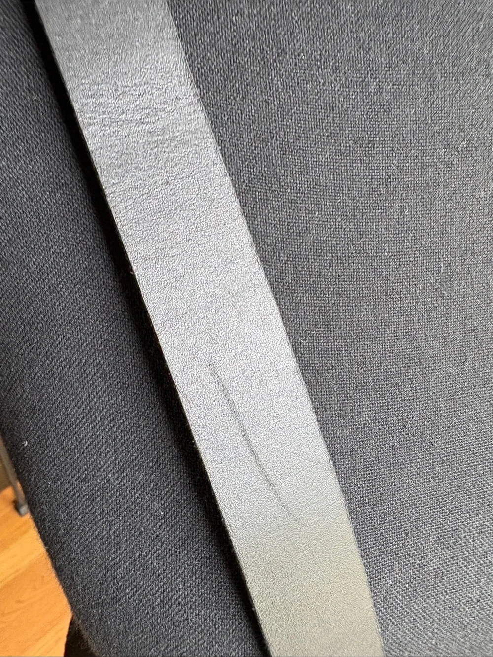 Nisolo Naomi Leather Belt Black Gold Brass XS